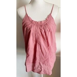 Loft • NWT Sea Shell Pink Tie Back Cami Tank Top